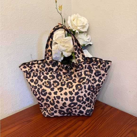 Loeffler Randall Leopard Print Tote - Picture 6 of 11